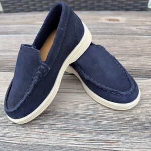 Zara Kids Navy Moccasins